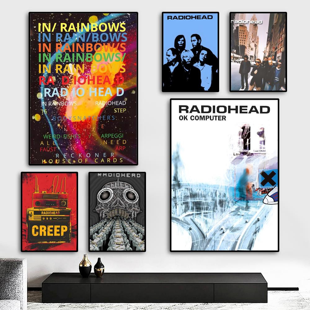 R-Radiohead Band Rainbow Paint - Photography Art review and price