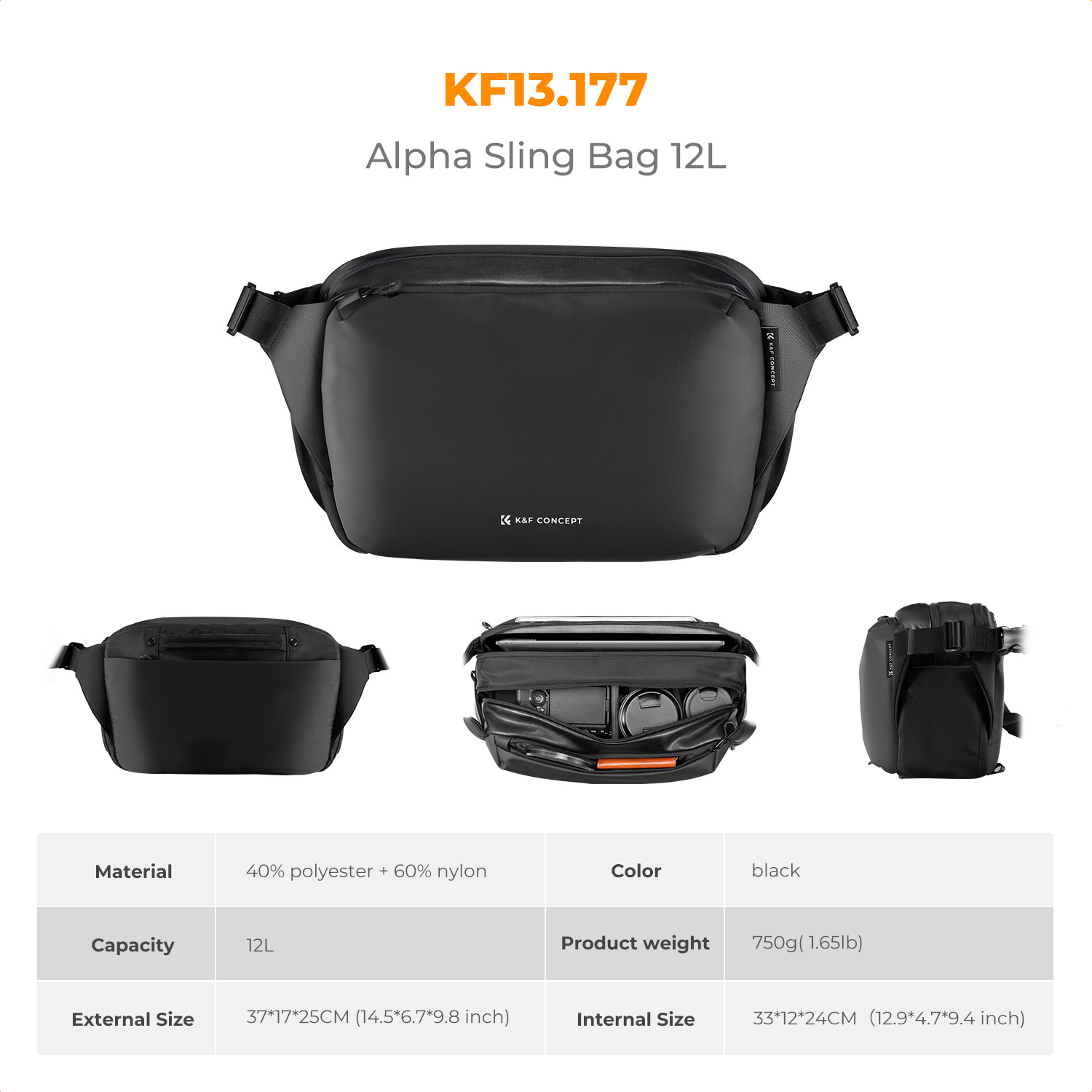 K&F CONCEPT 12L/10L Camera Sli - Camera Rain Cover review and price